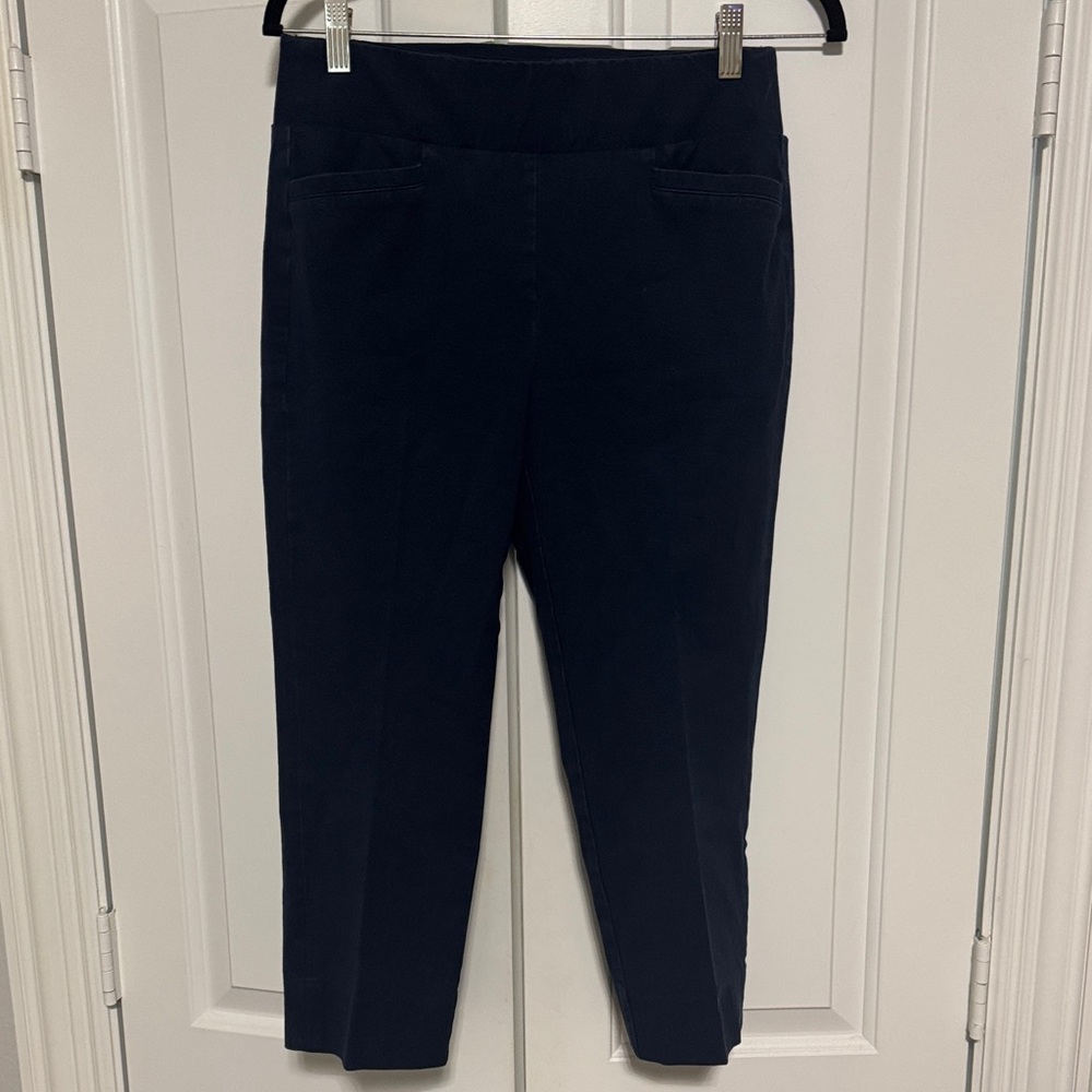 Soft Surroundings Navy Cropped Pants